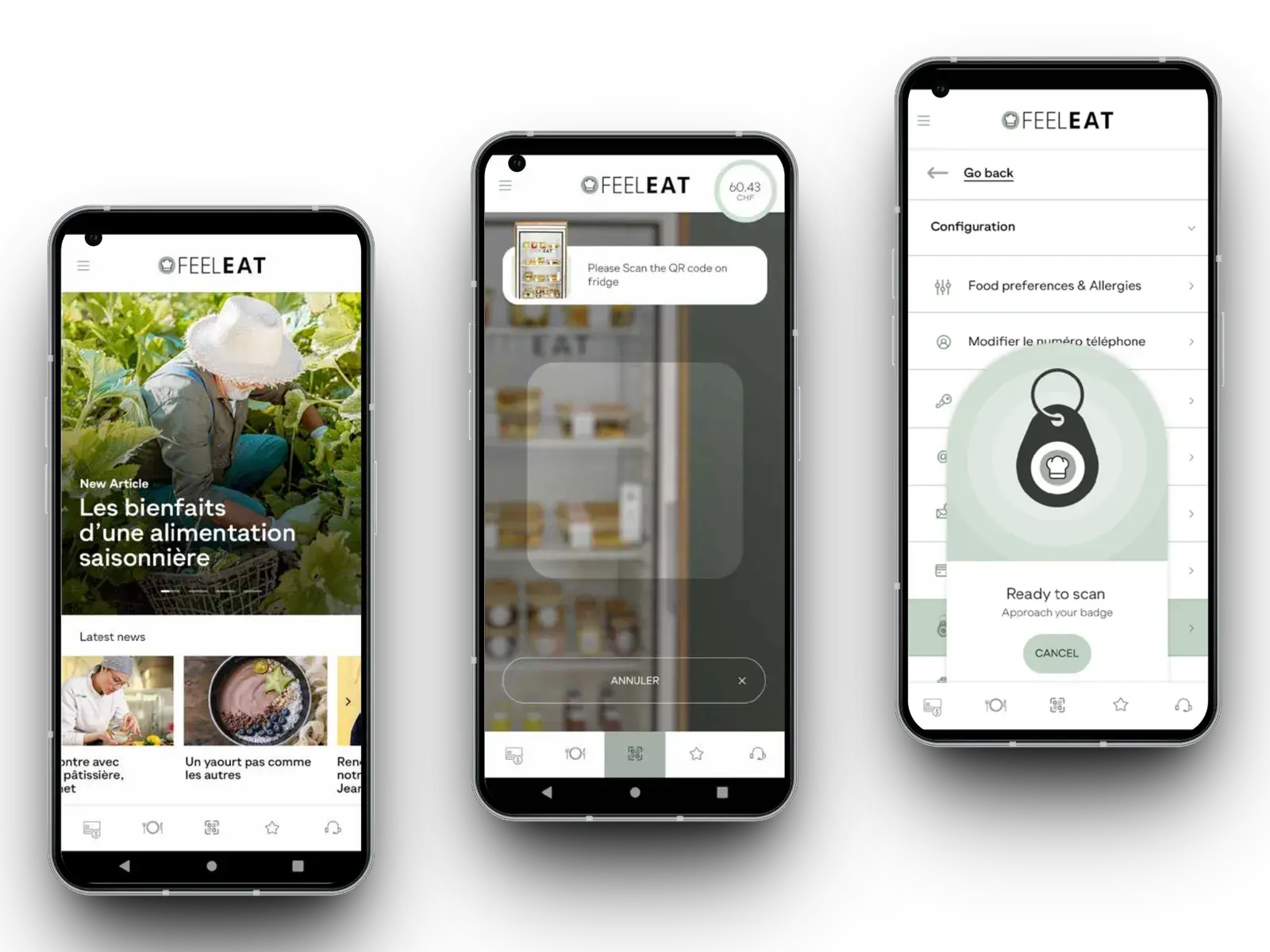 FeelEat — Healthy food, smart fridges, one connected app.